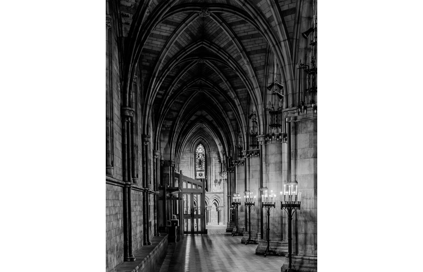 Second Place - Side Aisle by Candlelight by Owen Cooper