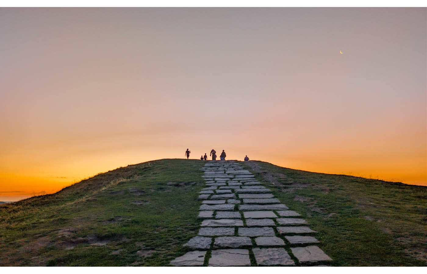 Second Place - Sun up at Mam Tor by Terry Sreet